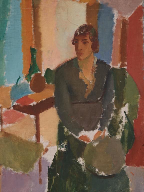 Karl Isakson, "Sittande kvinna".