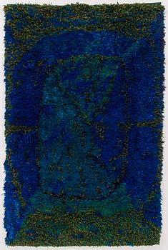 Susanna Beloff, a rya rug for Alestalon Mattokutomo. Circa 170 x 110 cm.