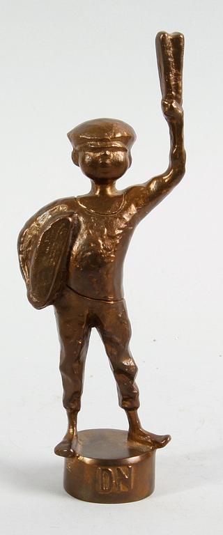 BLOMBERG, STIG, skulptur, brons. Sign.