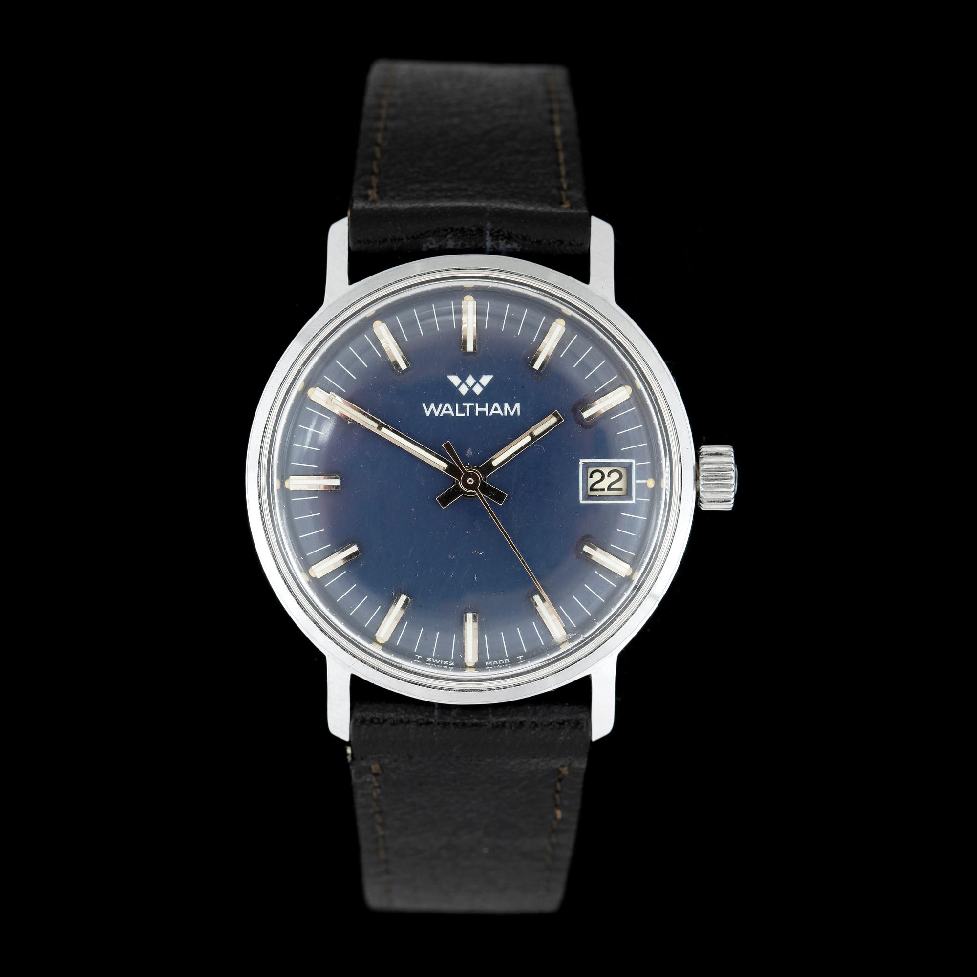 ARMBANDSUR, herr, Waltham, USA, manuell, stål, 1960/70-tal.