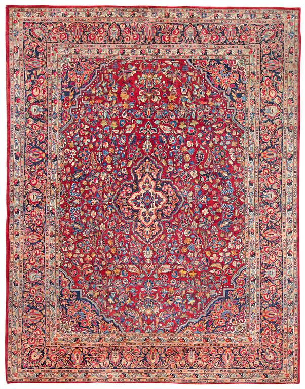 SEMI-ANTIQUE SAROUK. 344,5 x 277 cm.