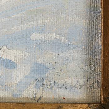 ANTON GENBERG, olja på pannå, signerad samt daterad 1888.