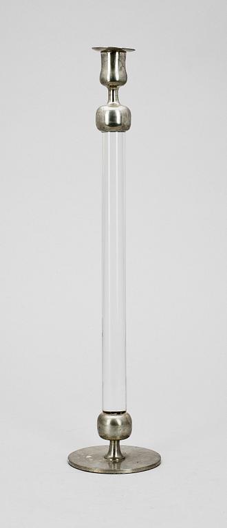 LJUSSTAKE, tenn o plexiglas, Estrid Ericson/Josef Frank, Svenskt Tenn, formgiven 1960-talet.