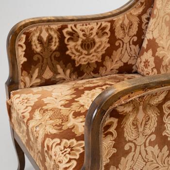 A pair of armchairs, Sweden, 1920s/30s.