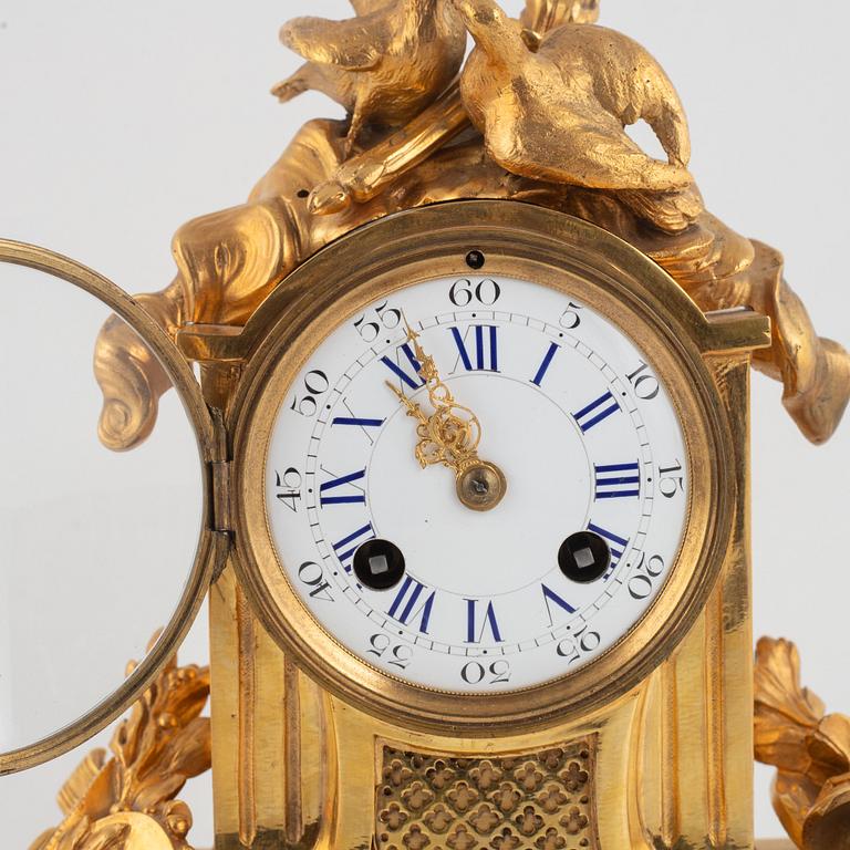 A Louis XVI-style mantel clock, Japy Frères & Cie, France, late 19th Century.