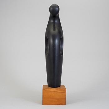 JOHNNY MATTSSON, skulptur, svärtat trä, signerad.