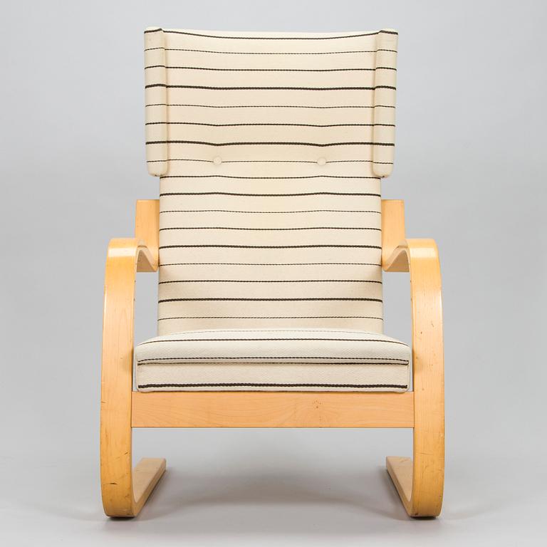 Alvar Aalto, nojatuoli, malli 401, Artek 1900-luvun loppu.