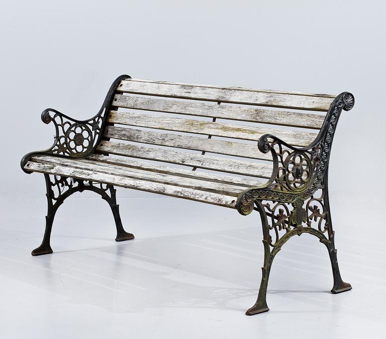 PARKBÄNK, 1900-talets andra hälft.