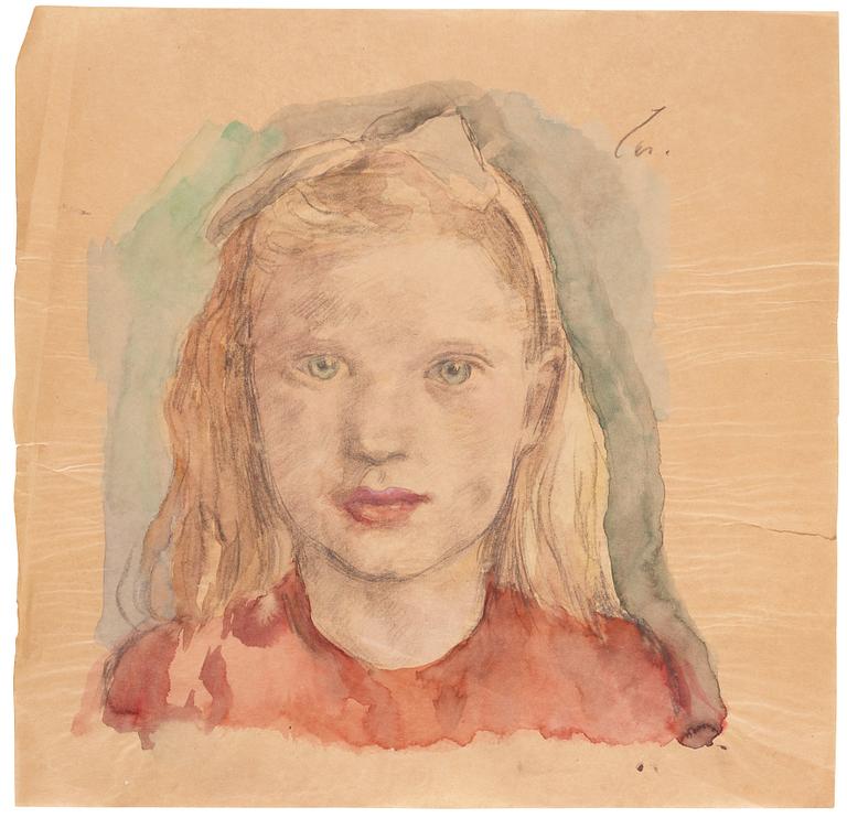 Lotte Laserstein, Portrait of a girl.