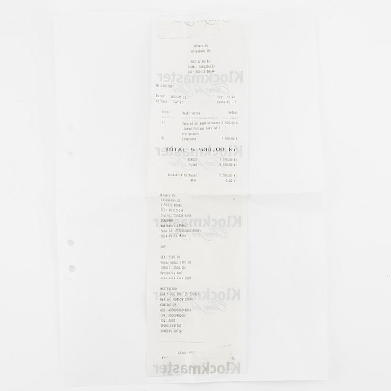 Omega, armbandsur, 36 mm.