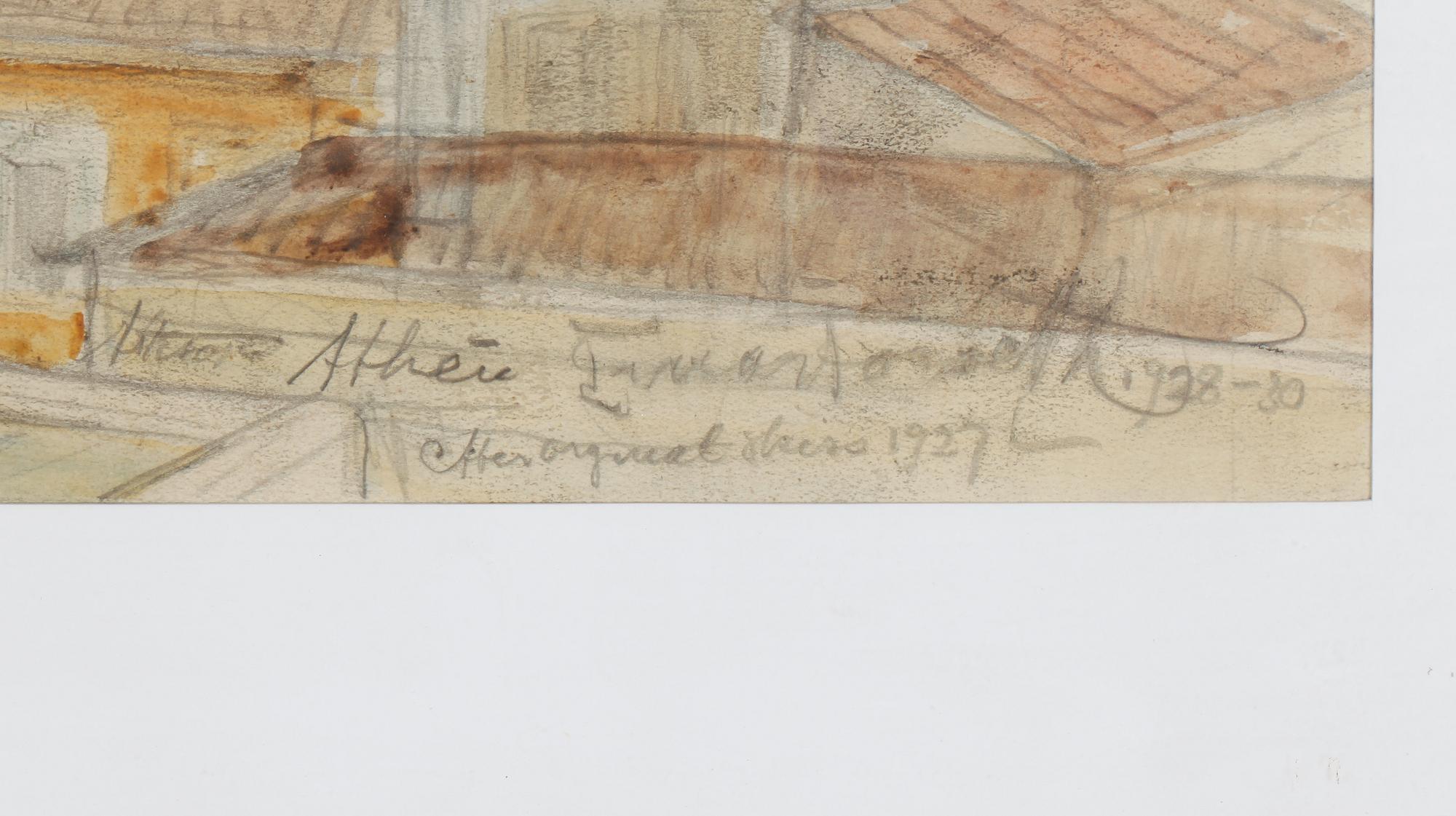 EINAR FORSETH, blandteknik, signerad och daterad 1928-30.