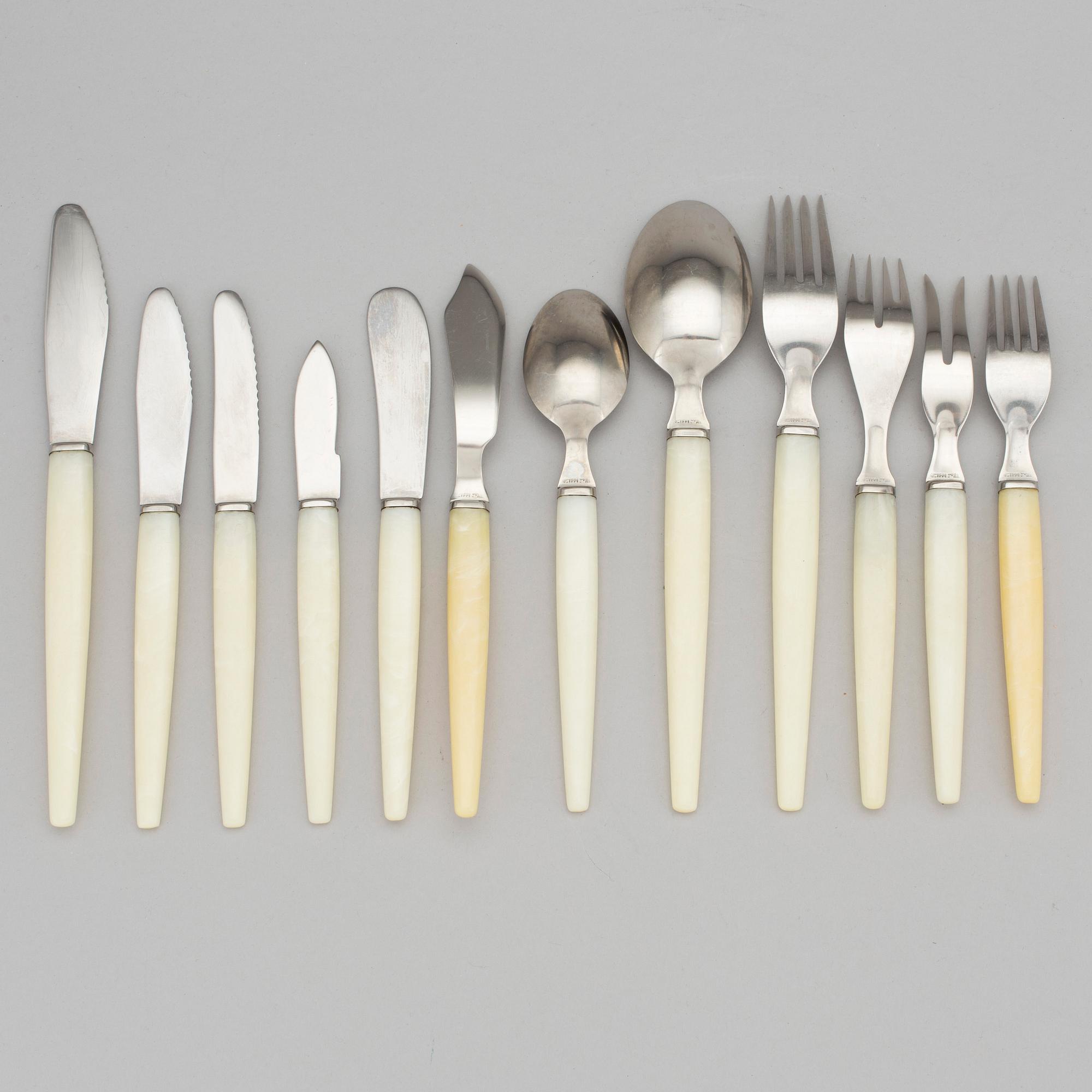 A 140 piece "Venus" cutlery set from Asni, denmark, mid 20th Century.