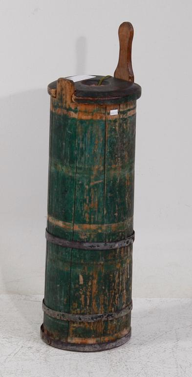 SMÖRKÄRNA, trä, allmoge, 1800-tal.