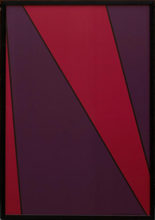 OLLE BAERTLING, efter, affisch, Malmö konsthall 1981.