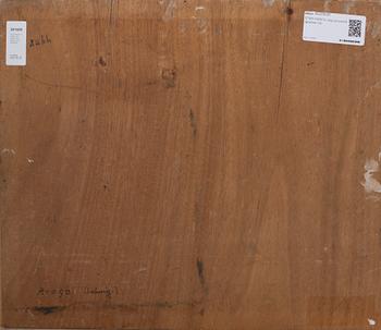 PETER HIRSCH, olja på pannå signerad.