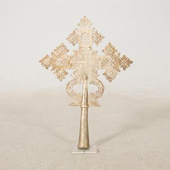 Processional cross, Coptic, Ethiopia, first half of the 20th century.