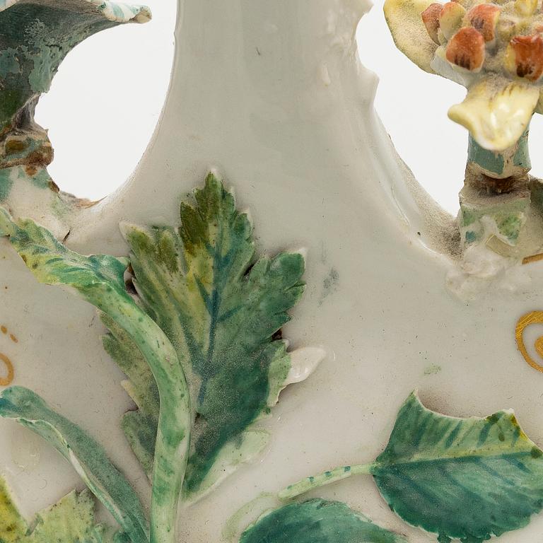 A rare porcelain basket, Imperial porcelain manufactory, St Petersburg, Tsar Nicholas I (1825-55).