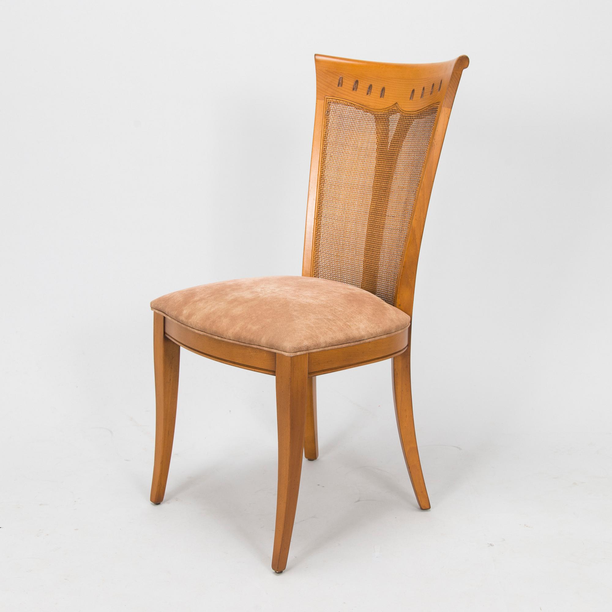 Desk and chair, late 20th century.
