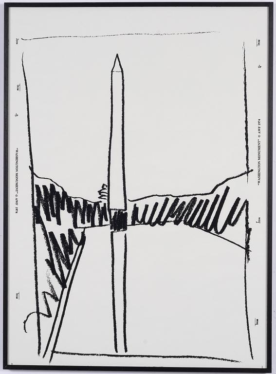 Andy Warhol, after, "Washington monument".