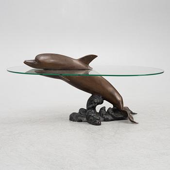 Coffee table, late 20th century, signed P.N.