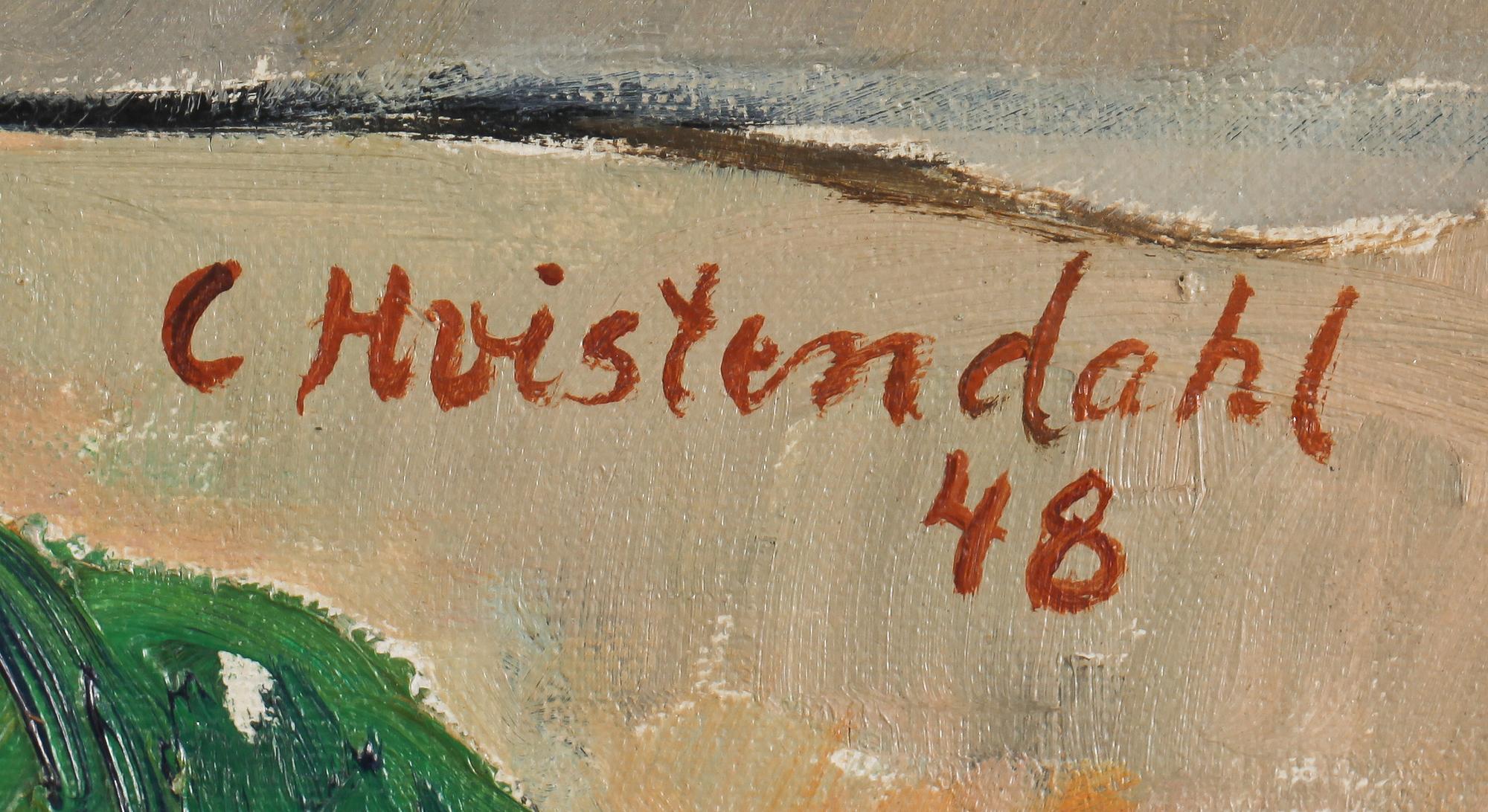 CARSTEN HVISTENDAHL, olja på duk, signerad och daterad 48.