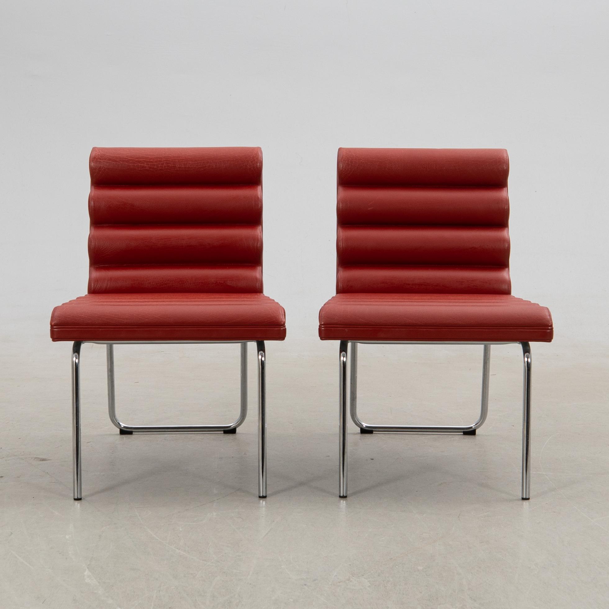 Gunilla Allard, armchairs, a pair, "Chicago", Lammhults.