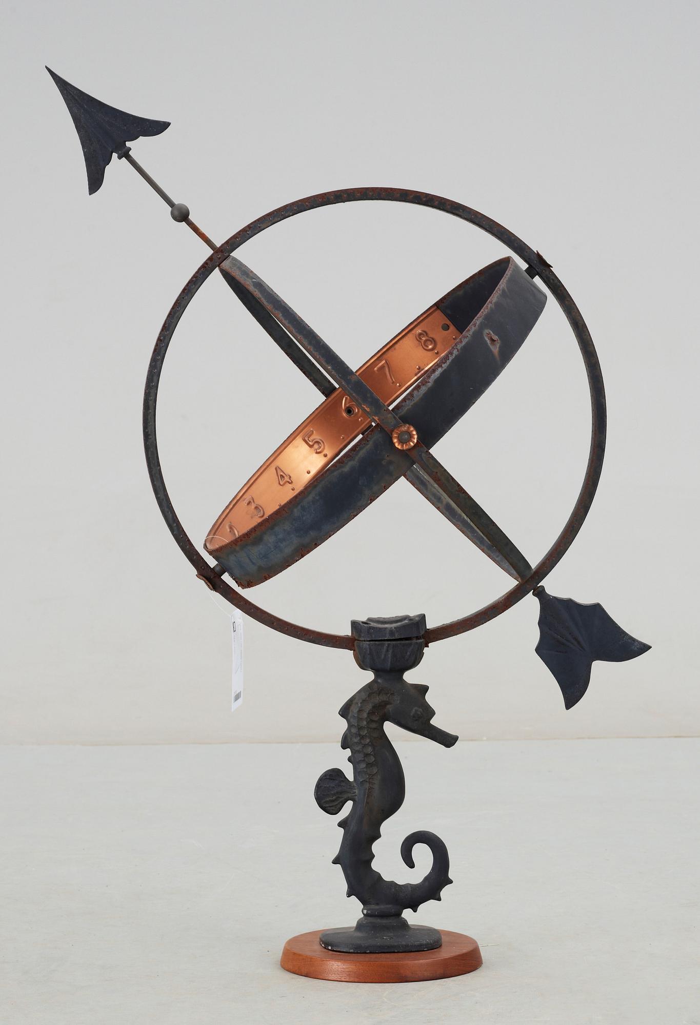 SOLUR, metall, bär sign Sune Rooth, 1900-talets mitt/andra hälft.