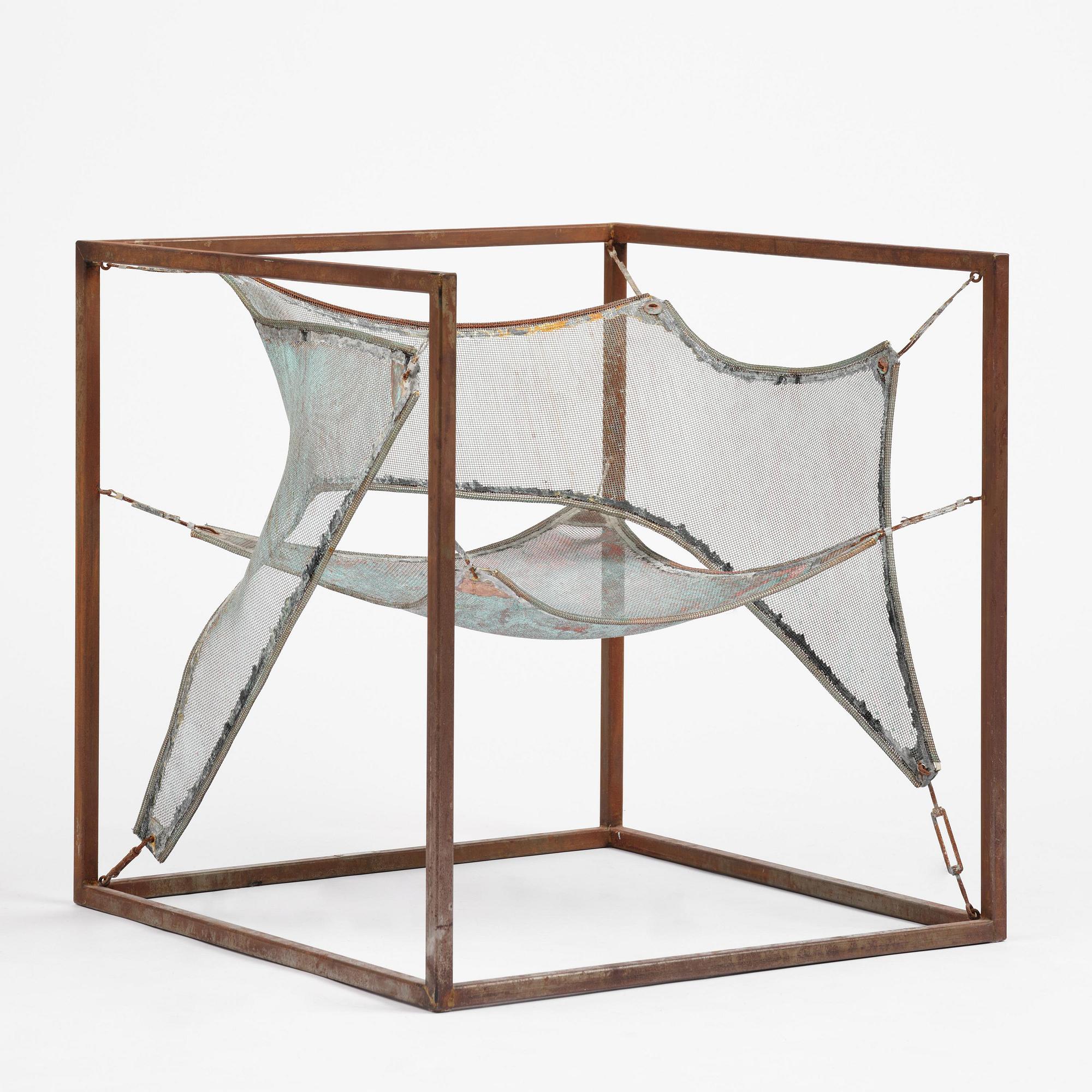 Sigurdur Gustafsson, a "Wind" easy chair/sculpture, ed. HC 4/5, Källemo, Värnamo, post 2003.