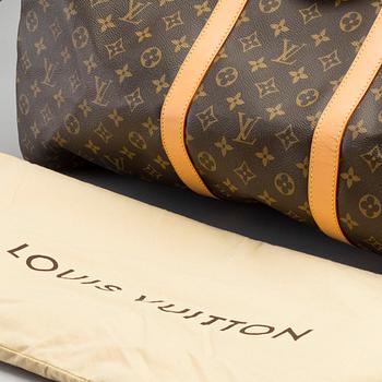 A 'Keepall 60' monogram canvas bag.