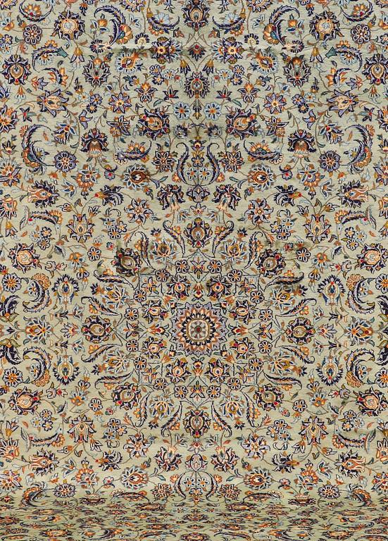 A carpet, Kashan, around 420 x 300 cm.