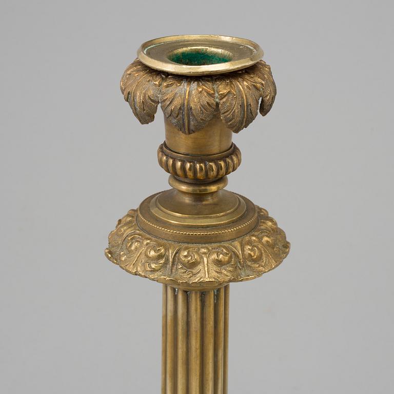 CANDLESTICKS, a pair, ca 1900.