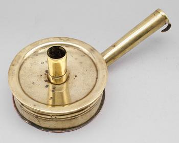 NATTLJUSSTAKE, mässing, 1700-/1800-tal.