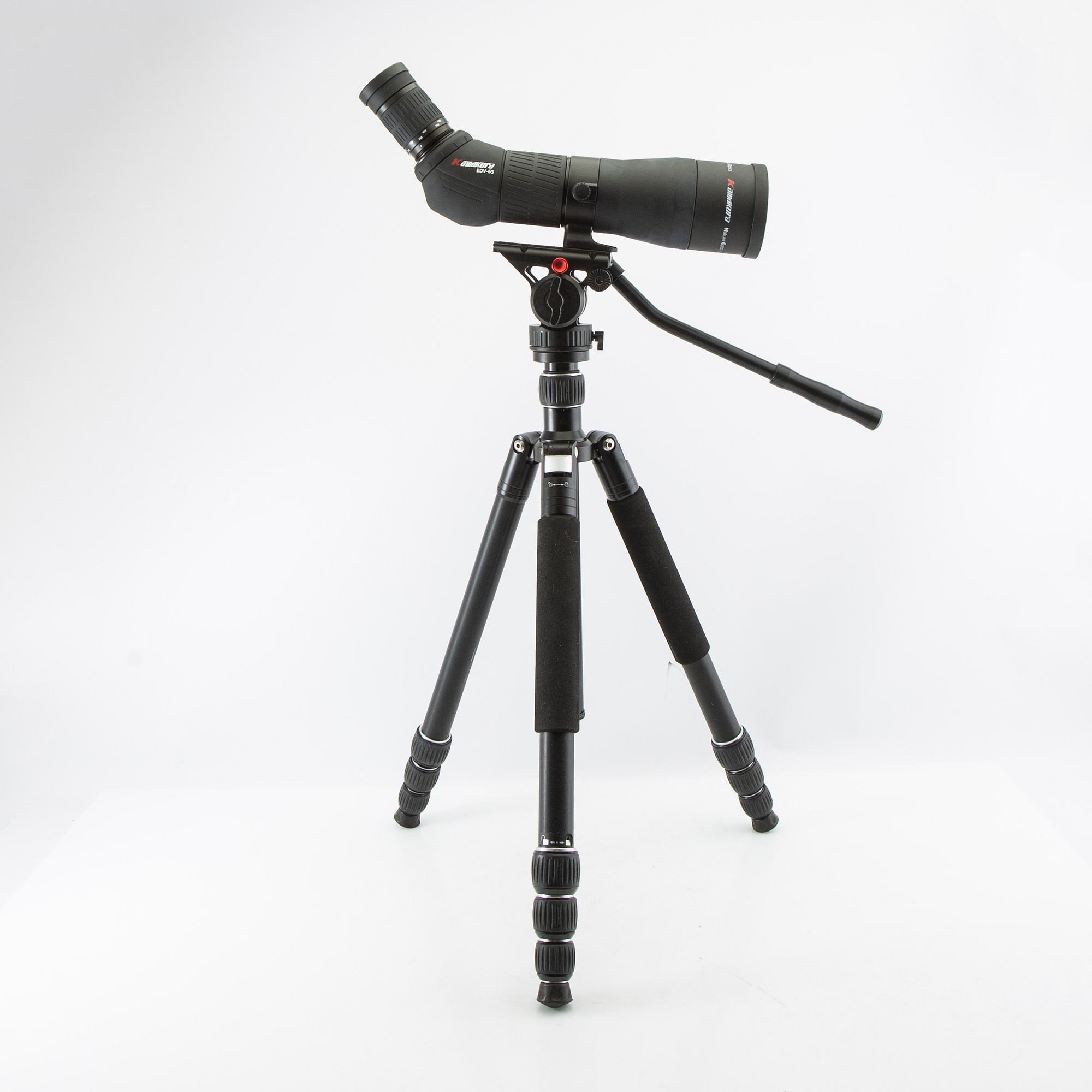 Spotting scope with tripod Kamakura EDV-65 Japan.