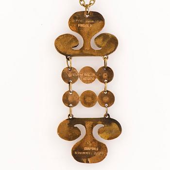 SEPPO TAMMINEN, HALSSMYCKE, brons.