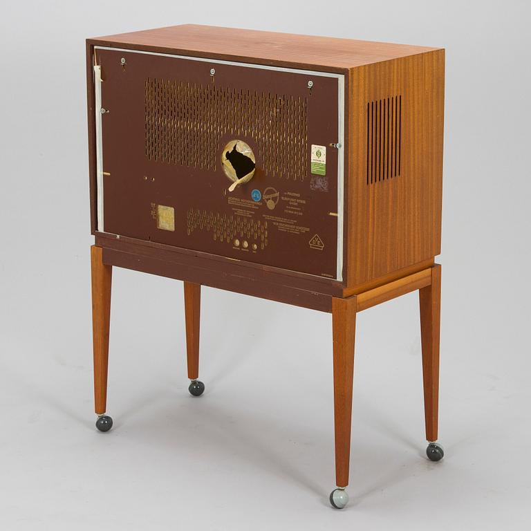 A radio cabinet, mid-20th century.