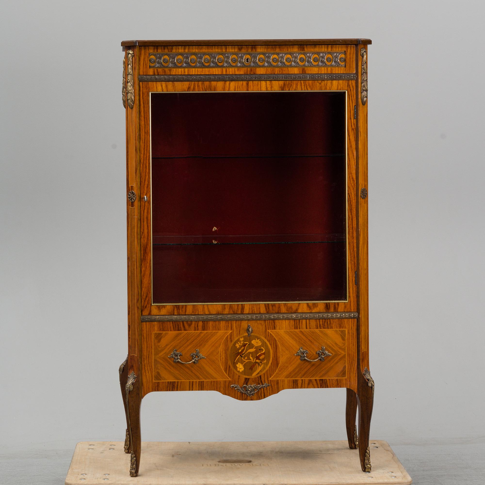 A Louis-XVI style display cabinet, third quarter of 20th century.
