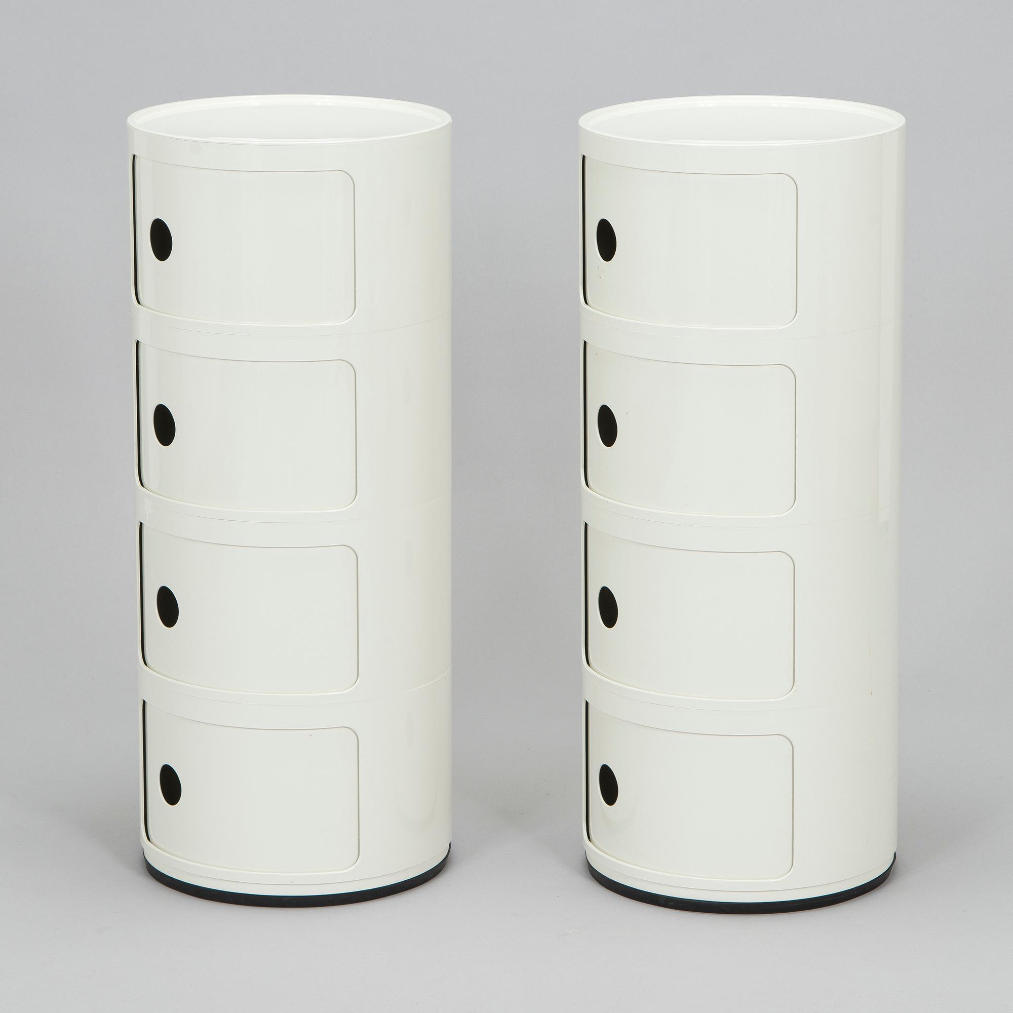 Anna Castelli Ferrieri, hurtsar, ett par, "Componibili 4", Kartell.