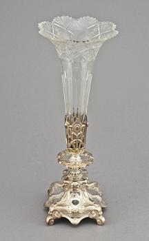 VAS, nysilver samt glas, A.G. Dufva, 1900-tal.