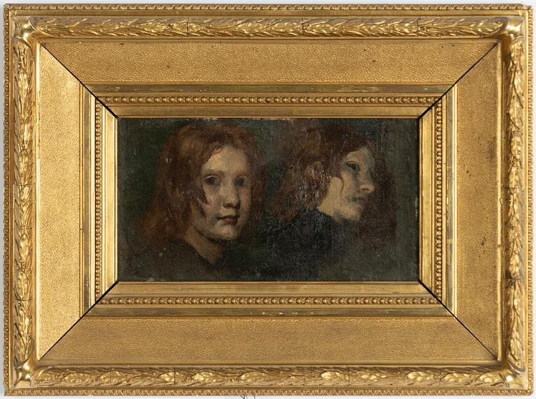 August Malmström, "Tre flickhufvud".