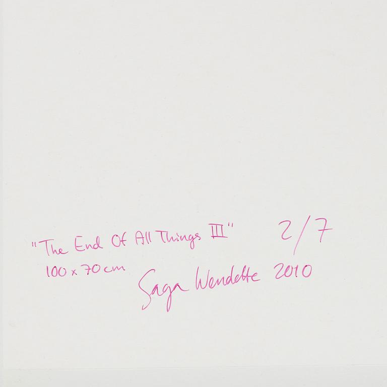 Saga Wendotte, "The End of All Things III", 2010.