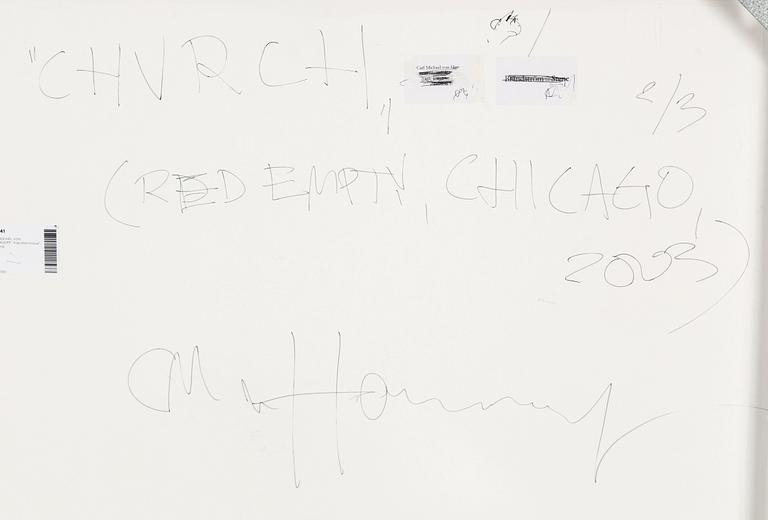 CARL MICHAEL VON HAUSSWOLFF, "Haunted House", C-print.