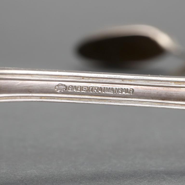 BESTICKSERVIS, ca 154 delar, nysilver, GAB, 1900-tal. Modell Olga.