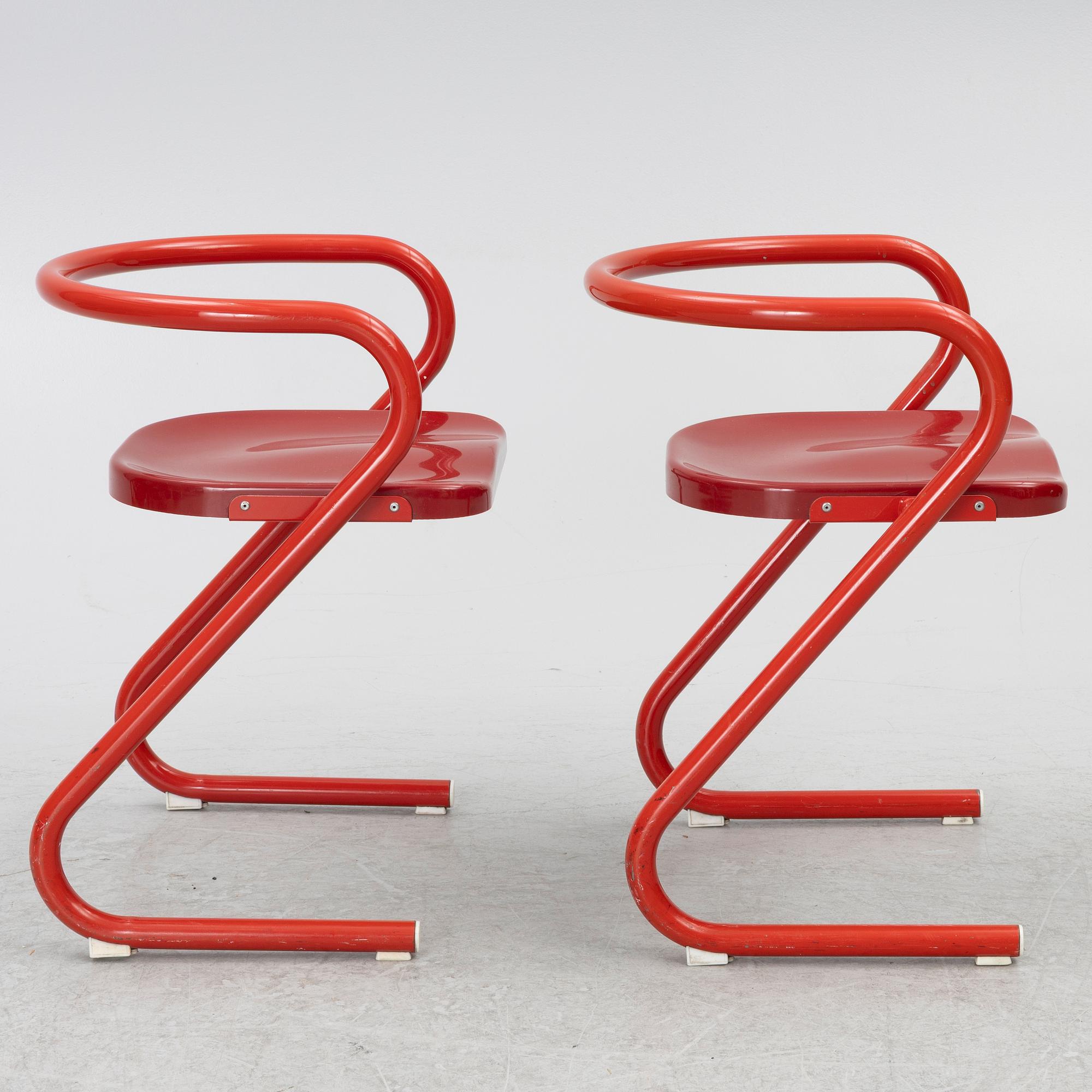 Börge Lindau, & Bo Lindekrantz, a set of 8 model S70-3 armchairs Lammhults.
