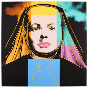 Andy Warhol, "Three portraits of Ingrid Bergman by Andy Warhol".