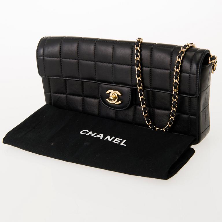 CHANEL Chocolate Bar East West Bag.