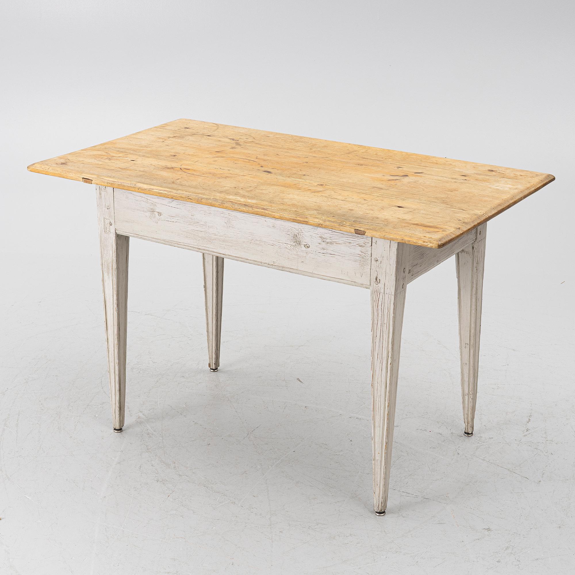 A 19th century table.