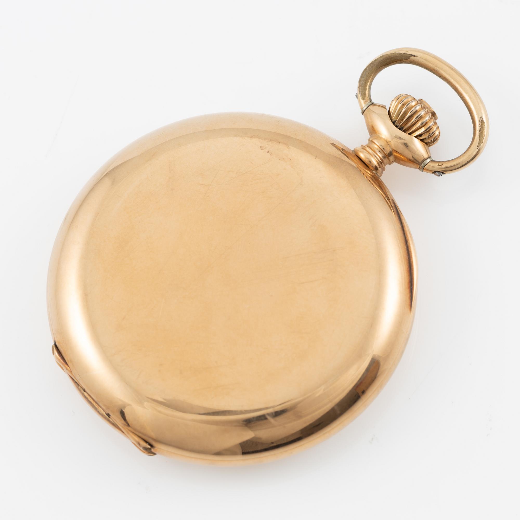 Zenith, pocket watch, hunter, 51 mm.