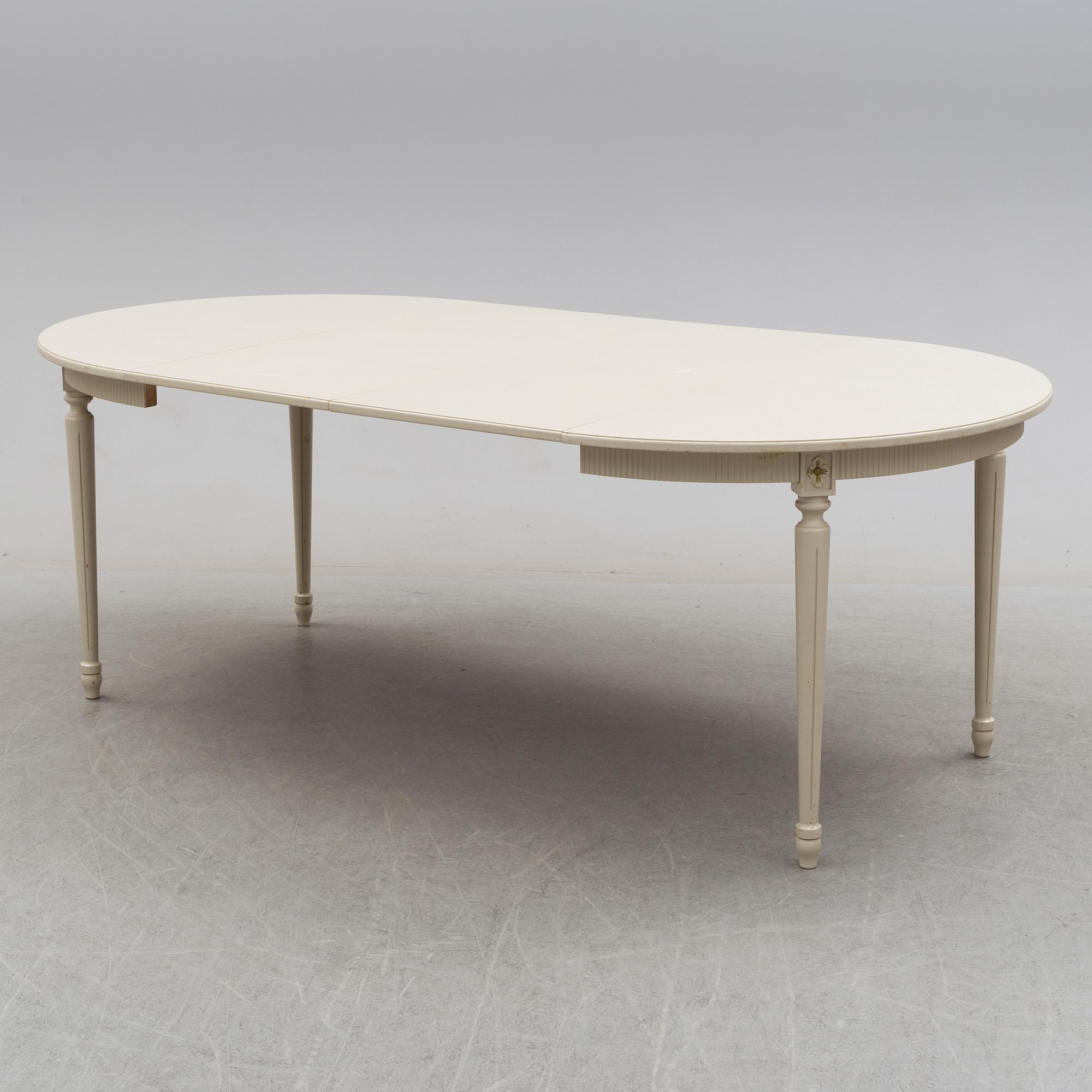 MATGRUPP, 5 delar, gustaviansk stil, 1900-talets mitt.