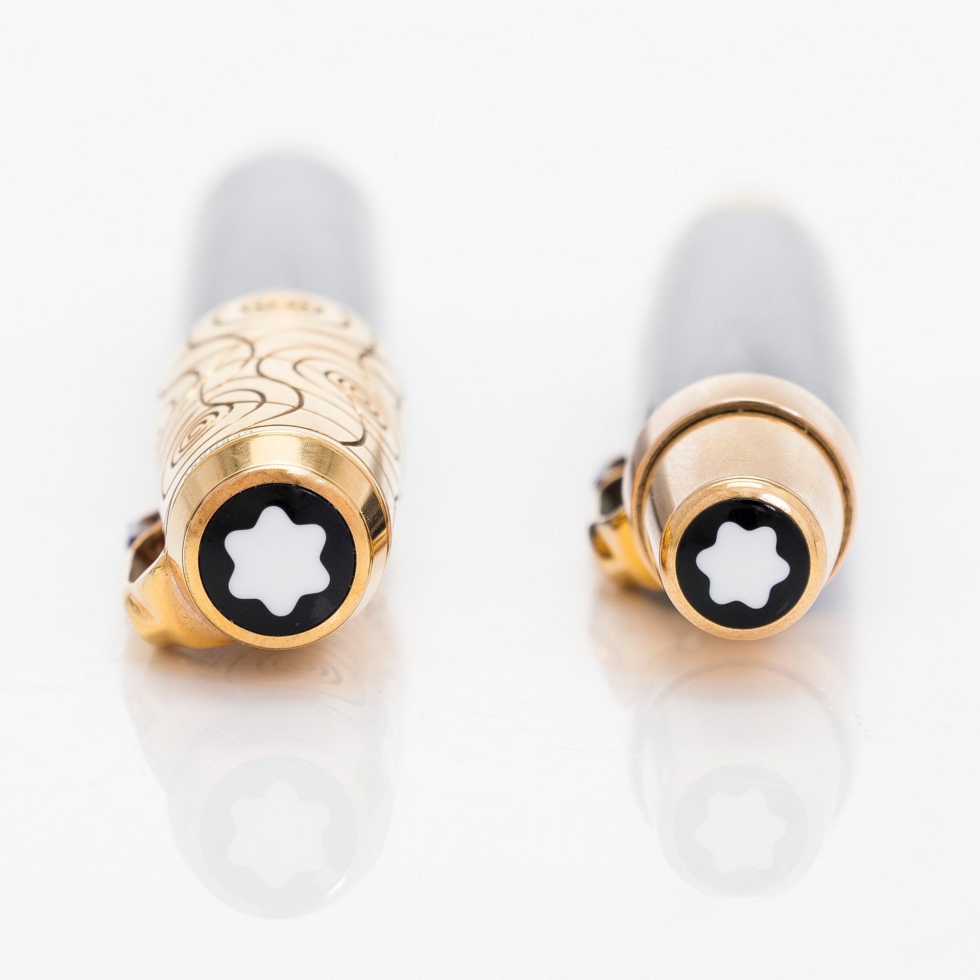 Montblanc, reservoarpenna och kulspetspenna, "Boheme Pirouette Lilas".