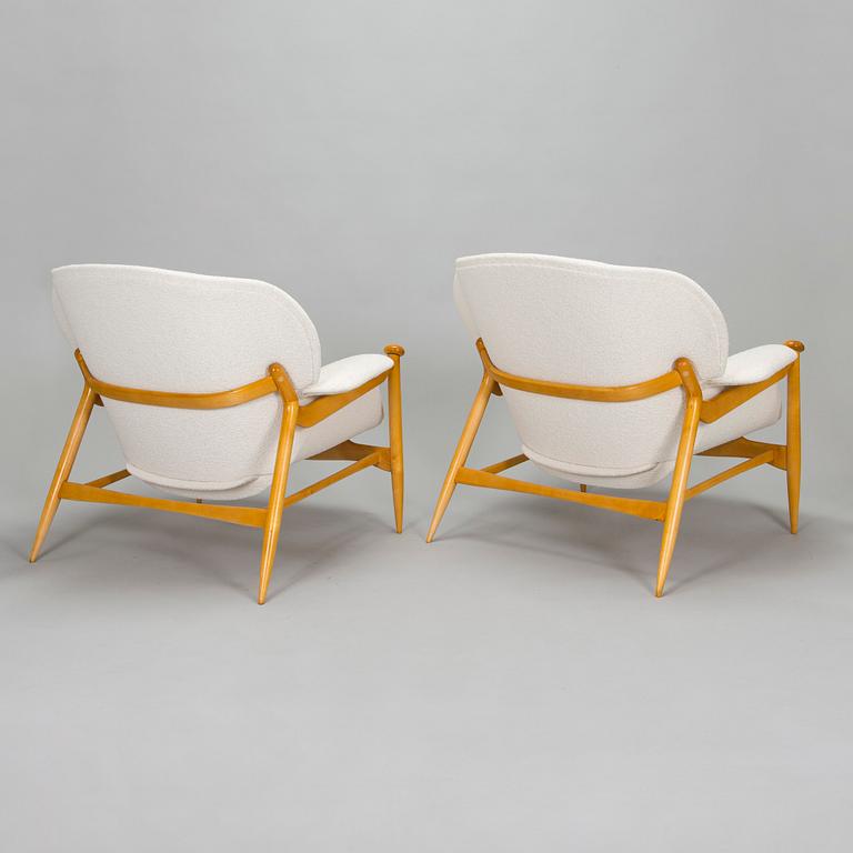 Carin Bryggman, a pair of 1950 'SAB' armchairs for Kovera Ltd. Finland.